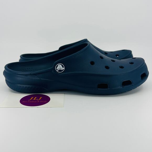 Crocs Women’s Freesail Slip On Navy Blue Comfort Mules/Clogs 200861 Size 7 - Picture 1 of 12